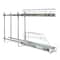 Household Essentials Glidez Chrome-Plated Steel 2-Tier Dual-Sliding Storage Organizer